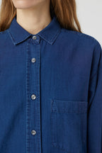 Chemise Basique - Dark Blue - Femme