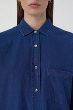Chemise Basique - Dark Blue - Femme