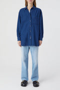 Chemise Basique - Dark Blue - Femme