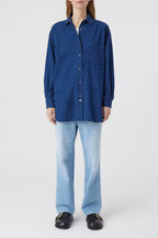 Chemise Basique - Dark Blue - Femme