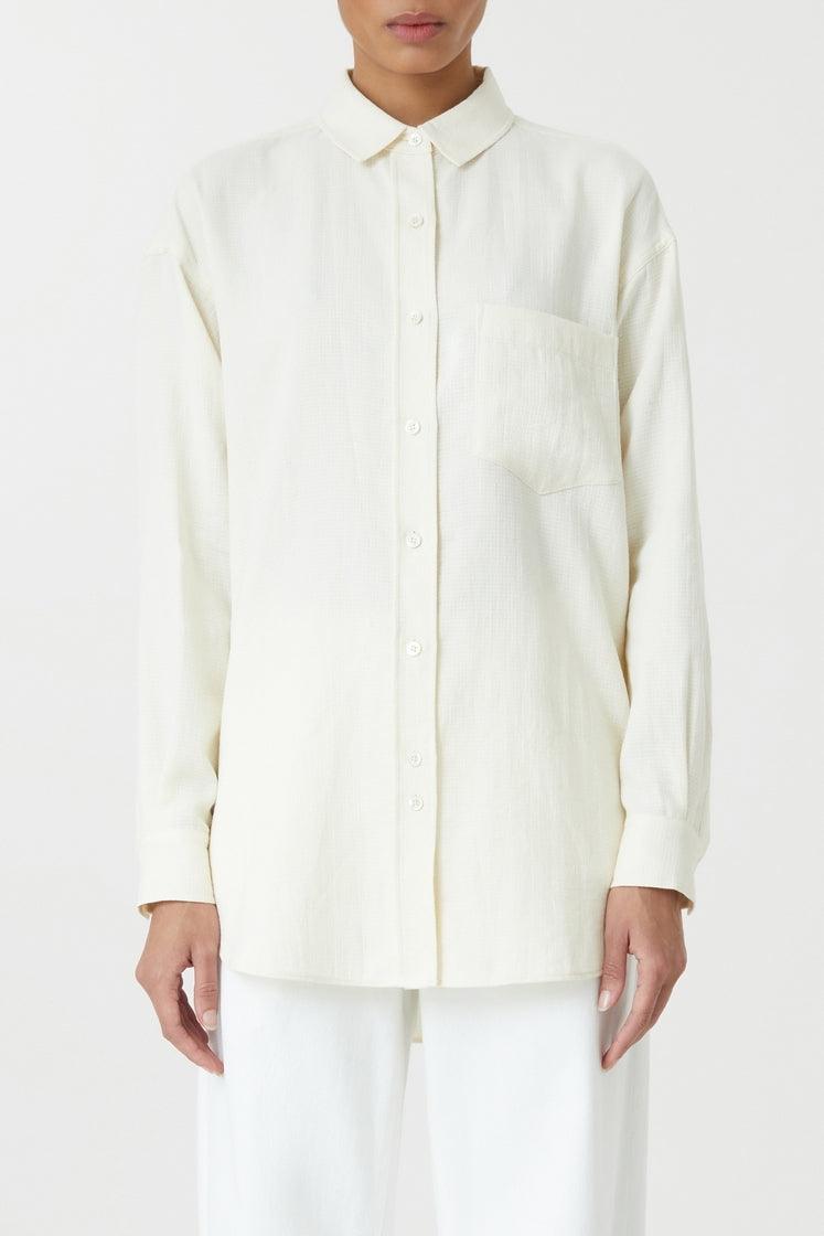 Chemise Basique - Ecru - Femme