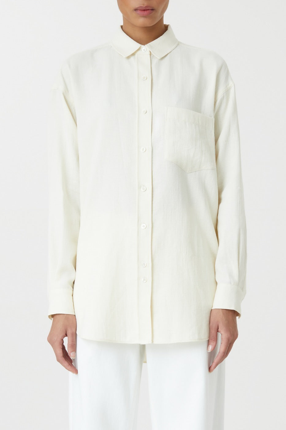 Chemise Basique - Ecru - Femme