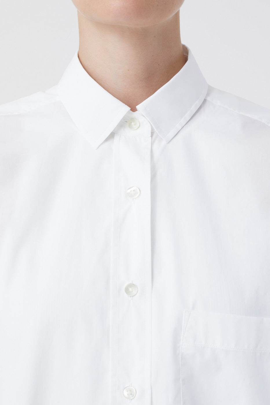 Chemise Basique - White - Femme