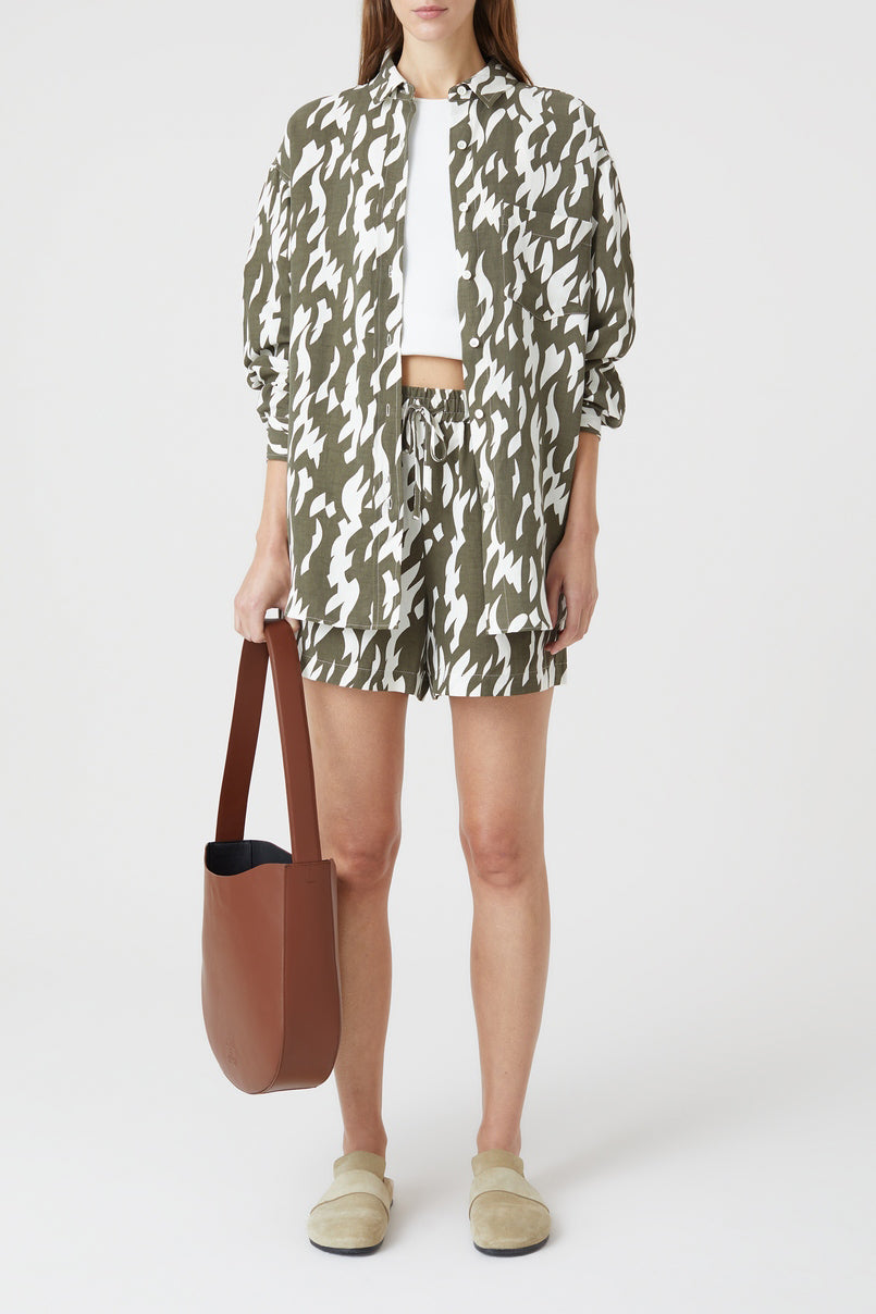 Chemise Basique - Army Green - Femme