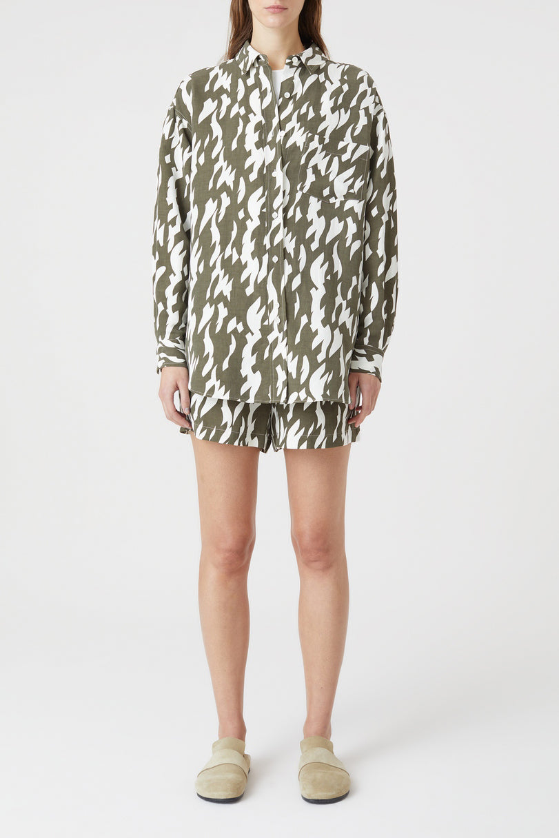 Chemise Basique - Army Green - Femme
