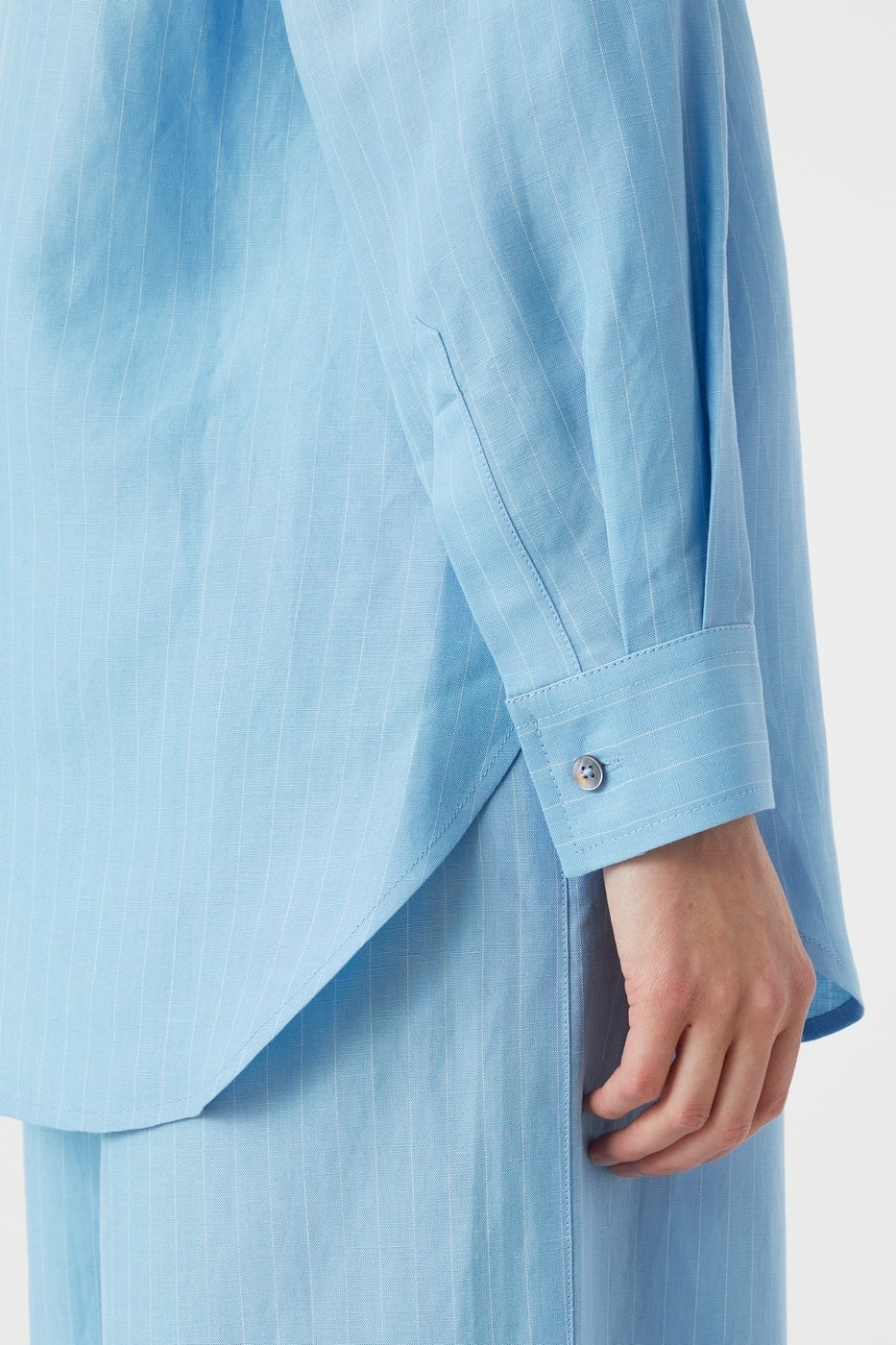 Chemise Basique - Sky Blue - Femme