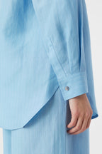 Chemise Basique - Sky Blue - Femme
