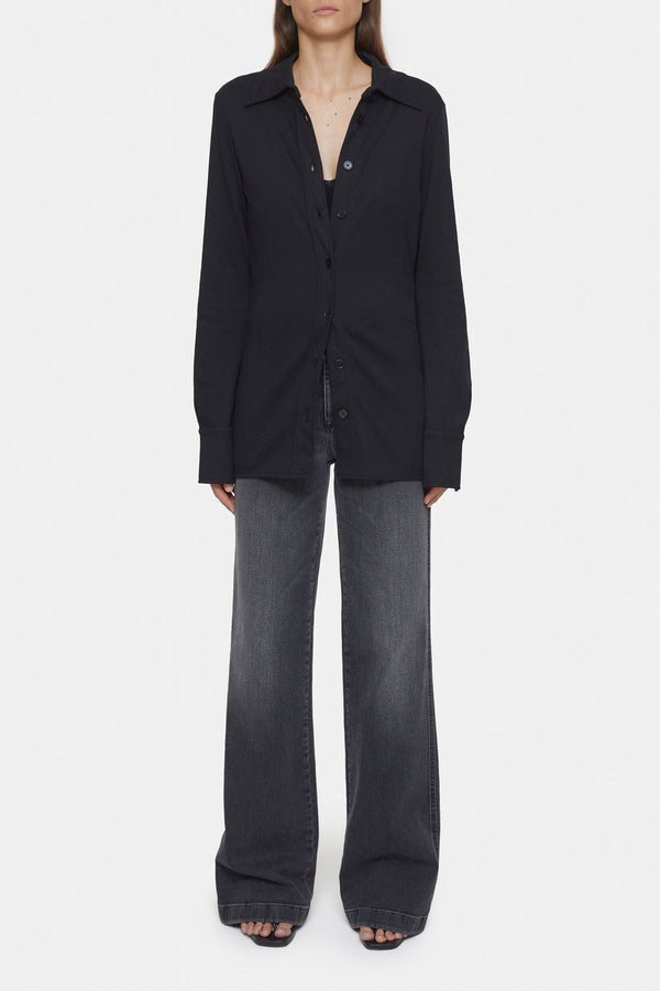 Chemise Cintrée - Black - Femme