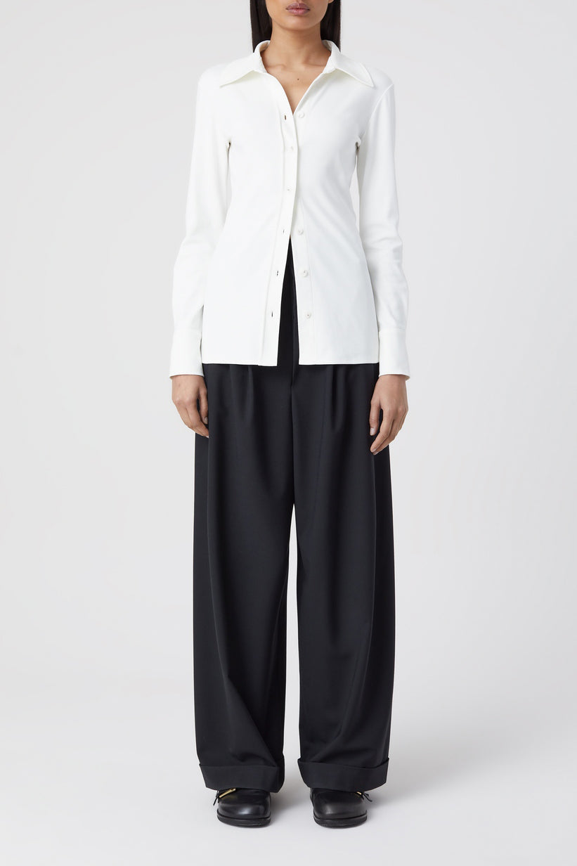 Chemise Cintrée - Ivory - Femme