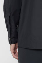 Chemise Sans Col - Black - Femme