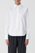 Chemise À Coupe Droite - White - Femme
