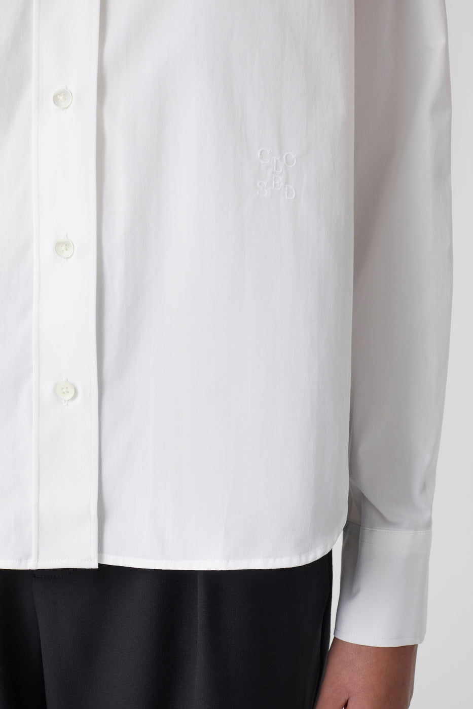 Chemise À Coupe Droite - White - Femme