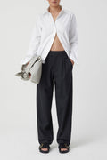 Chemise À Coupe Droite - White - Femme