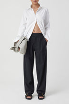 Chemise À Coupe Droite - White - Femme