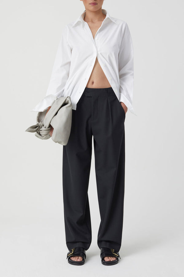Chemise À Coupe Droite - White - Femme