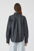 Chemise À Coupe Droite - Charcoal - Femme