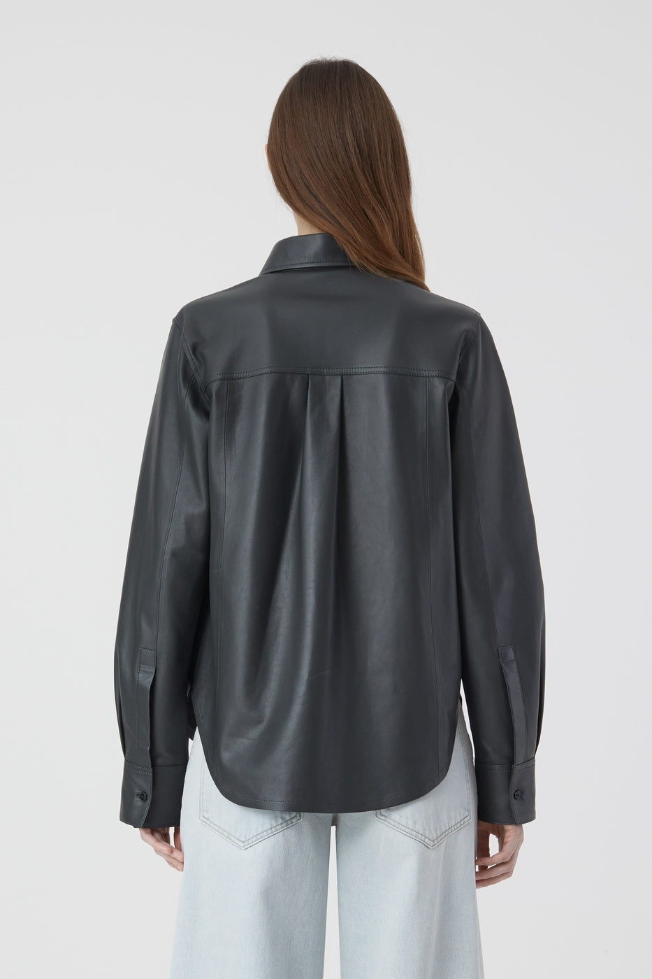 Chemise À Coupe Droite - Charcoal - Femme