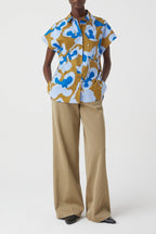 Chemise À Manche Courtes - Oceanic Blue - Femme