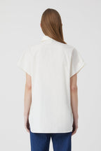 Chemise À Manche Courtes - Ecru - Femme
