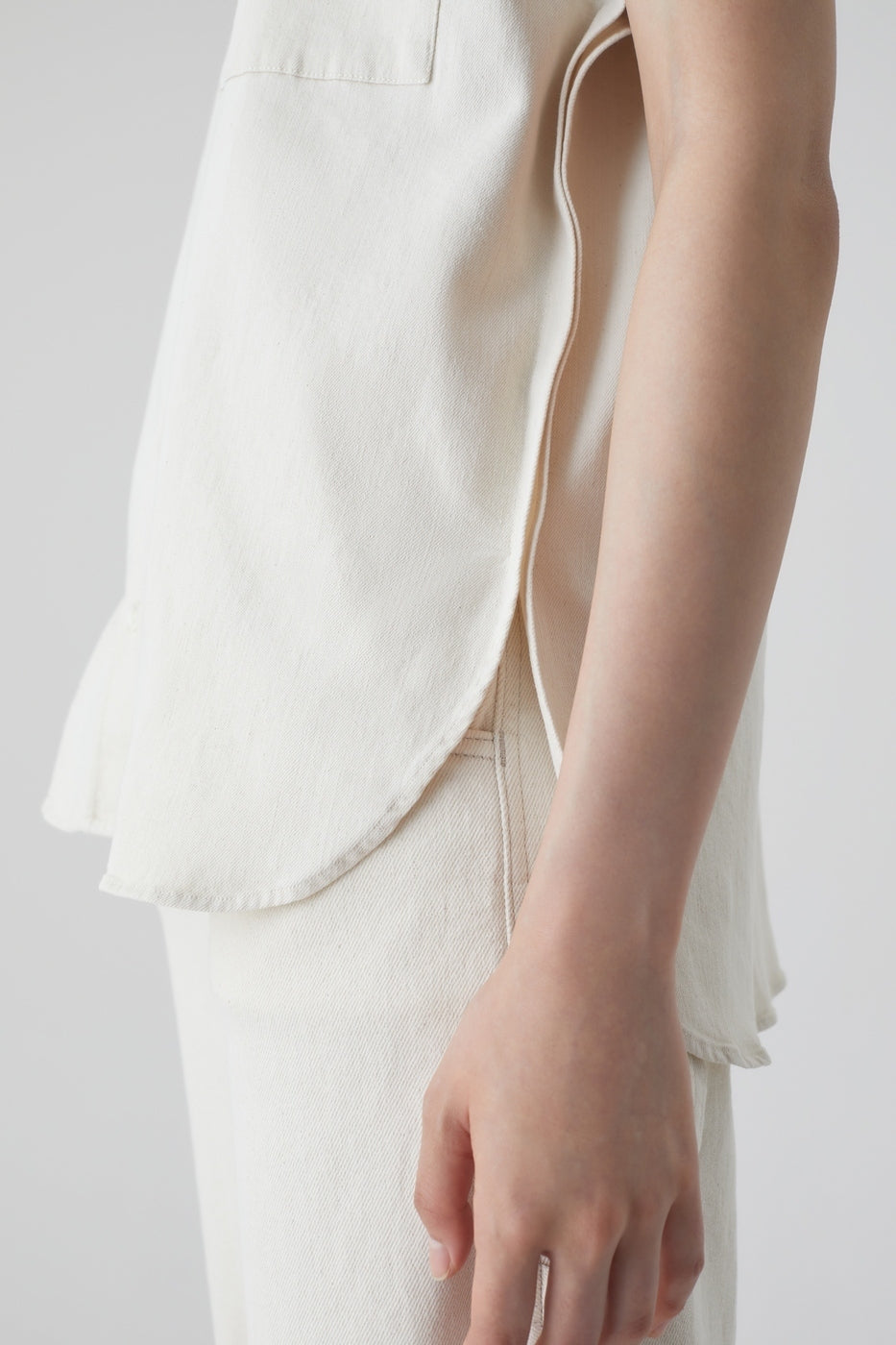 Chemise À Manche Courtes - Ecru - Femme