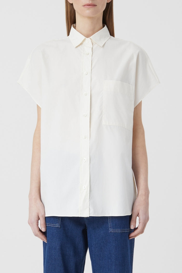 Chemise À Manche Courtes - Ecru - Femme