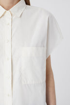 Chemise À Manche Courtes - Ecru - Femme