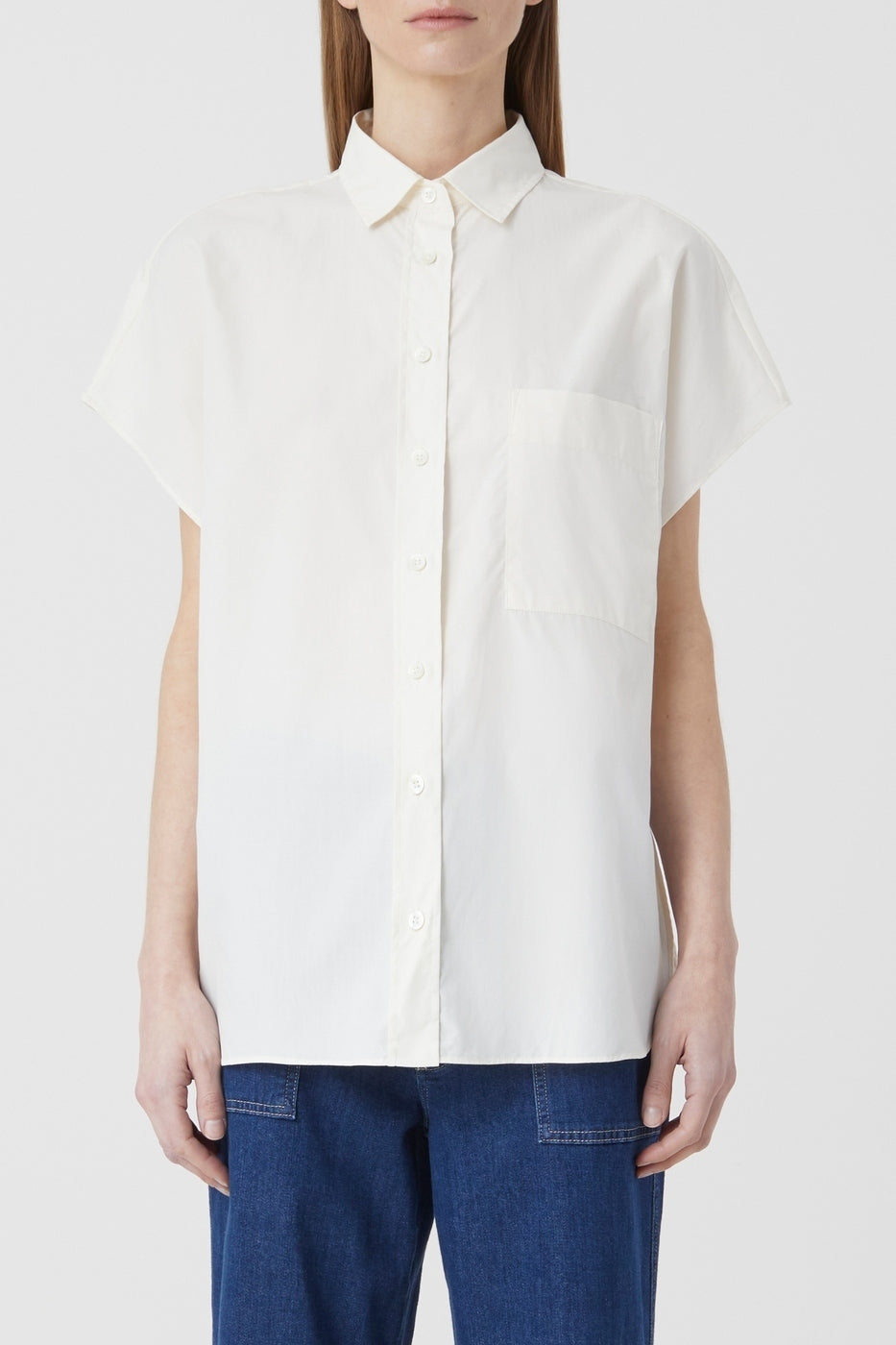 Chemise À Manche Courtes - Ecru - Femme
