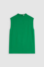 Haut À Col Montant - Green Patina - Femme