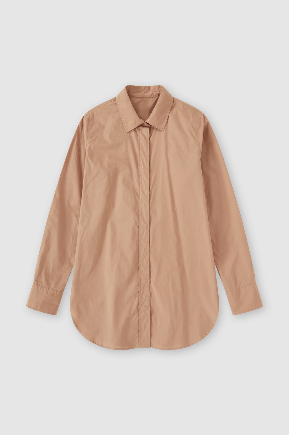 Chemise Longue Ajustée - Dark Rosewood - Femme