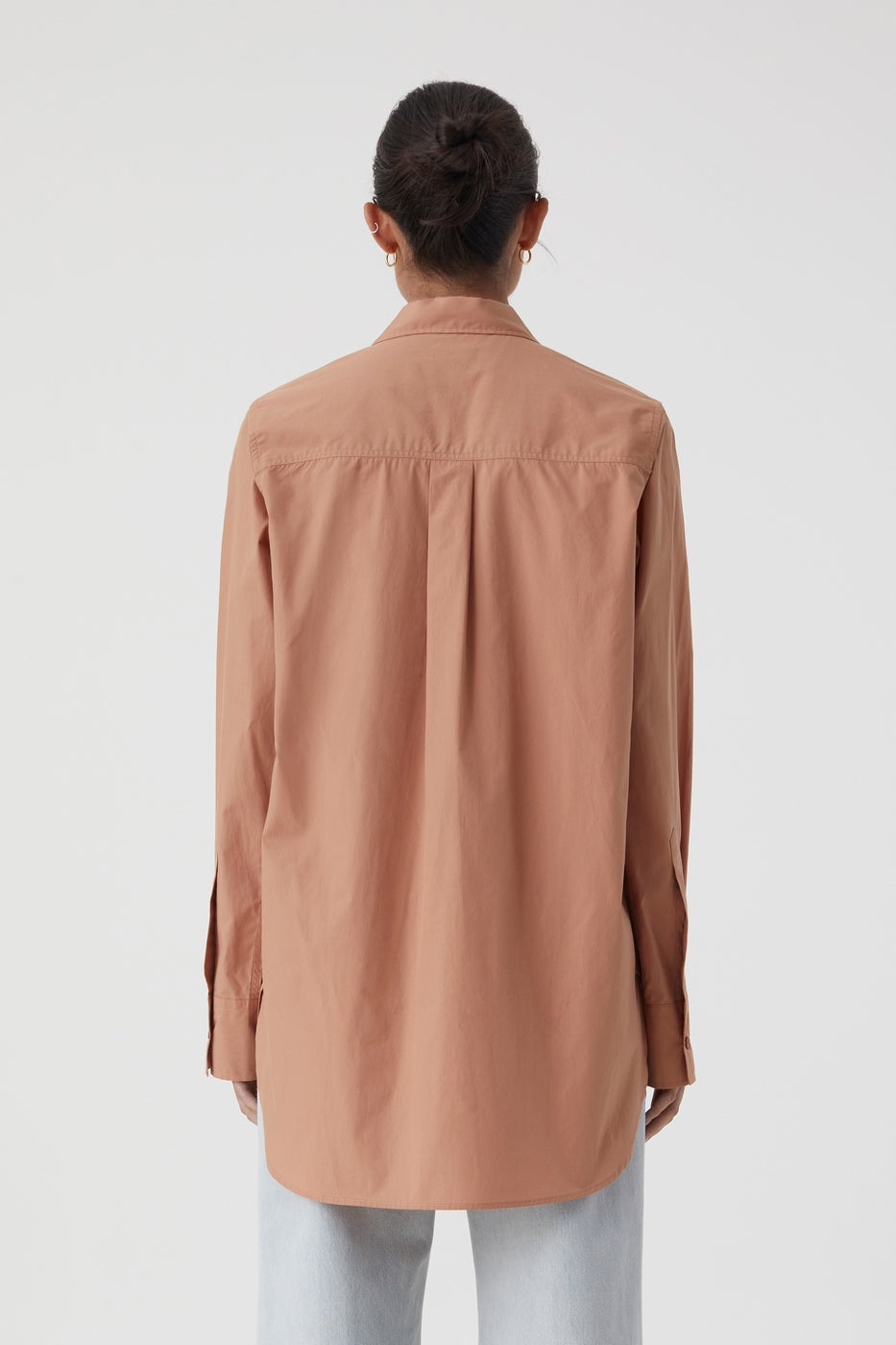 Chemise Longue Ajustée - Dark Rosewood - Femme