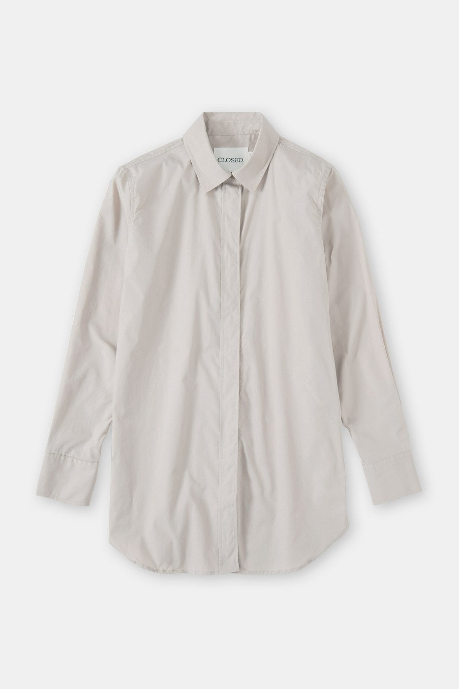 Chemise Longue Ajustée - Plaster Beige - Femme