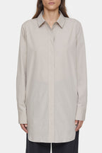 Chemise Longue Ajustée - Plaster Beige - Femme