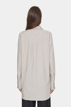 Chemise Longue Ajustée - Plaster Beige - Femme