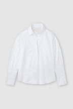 Tunique À Col Ouvert - White - Femme