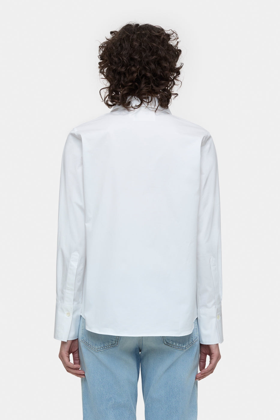 Tunique À Col Ouvert - White - Femme