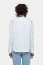 Tunique À Col Ouvert - White - Femme