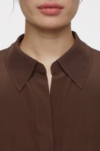Tunique À Col Ouvert - Chilly Chocolate - Femme