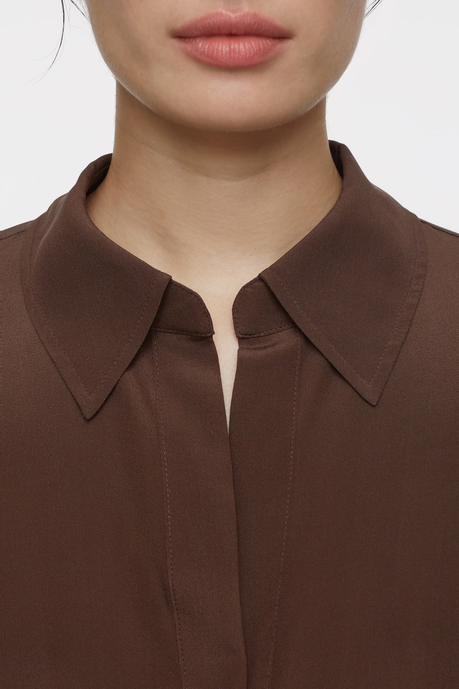 Tunique À Col Ouvert - Chilly Chocolate - Femme
