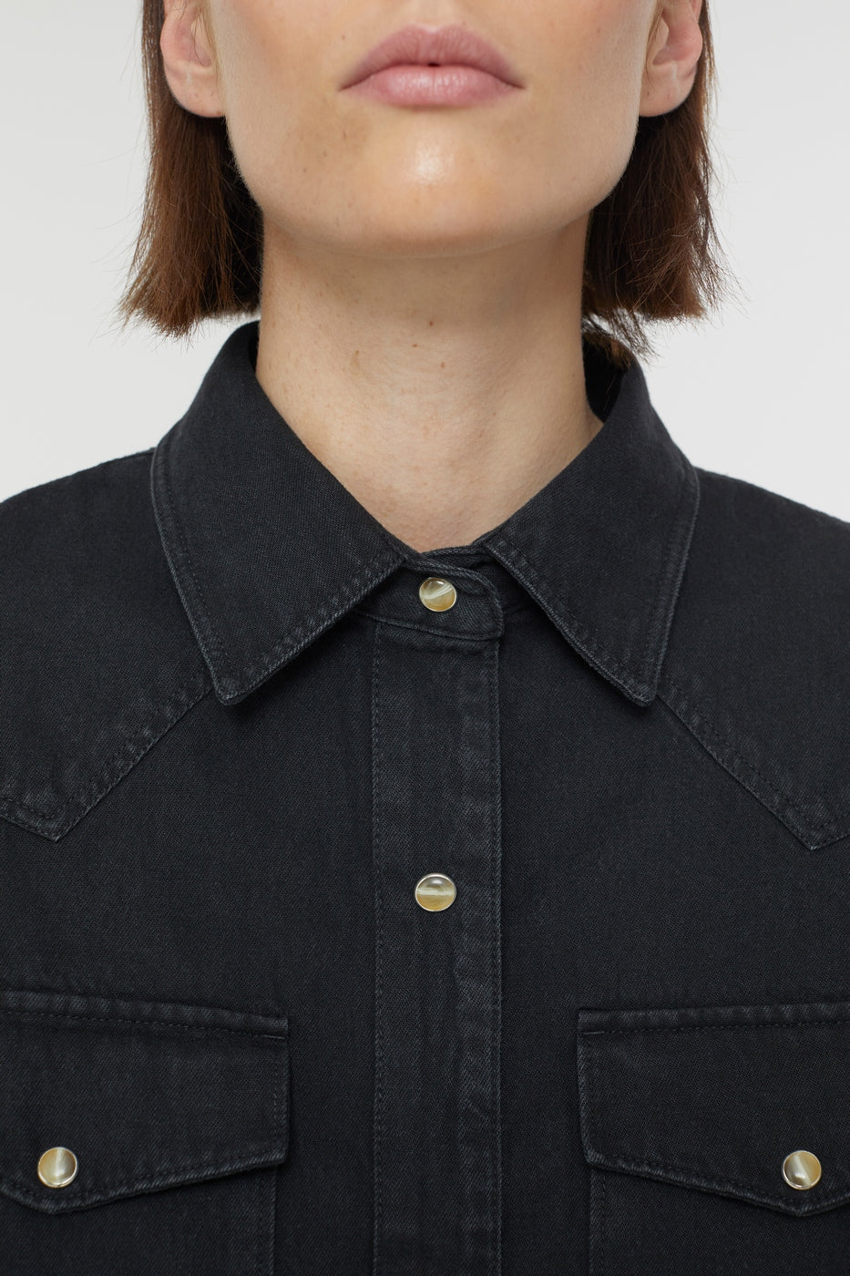 Chemise Western - Black/Black - Femme