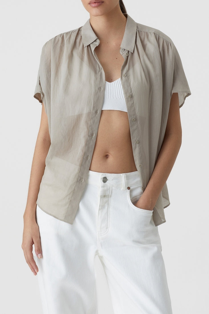Chemise À Fermeture - Grey Veneer - Femme