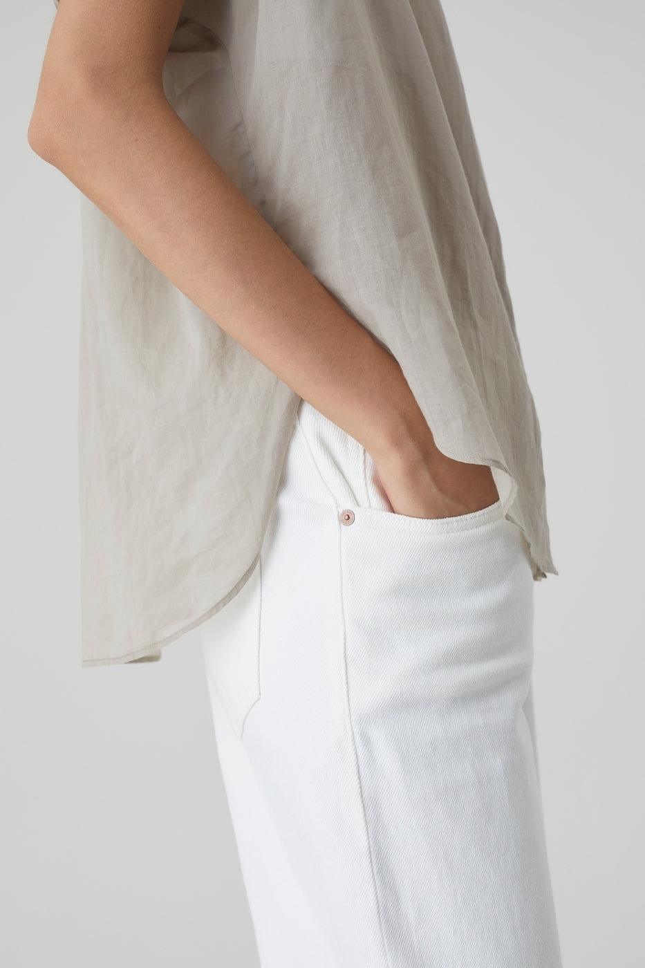 Chemise À Fermeture - Grey Veneer - Femme