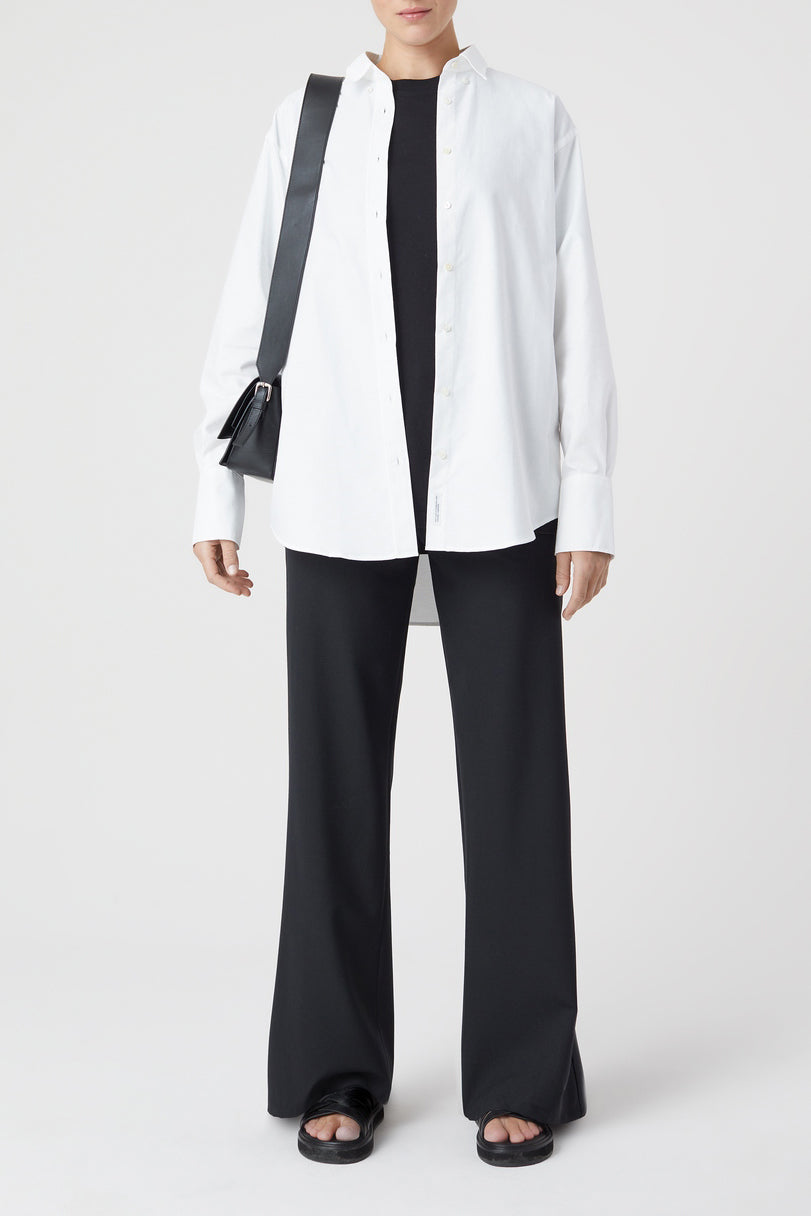 Chemise À Boutons - White - Femme