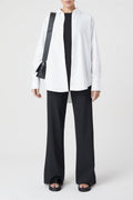Chemise À Boutons - White - Femme