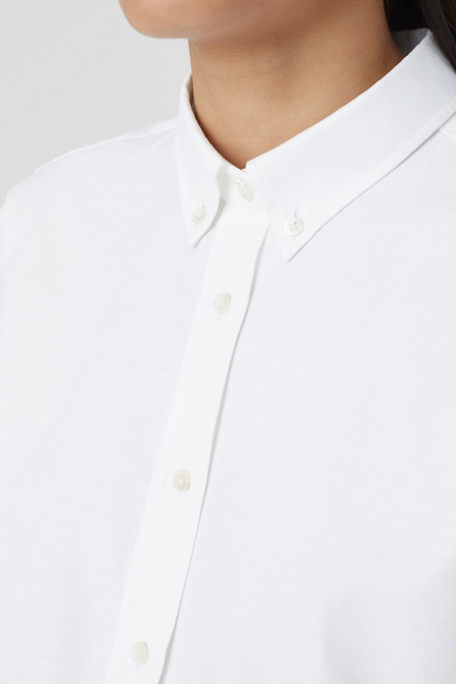 Chemise À Boutons - White - Femme