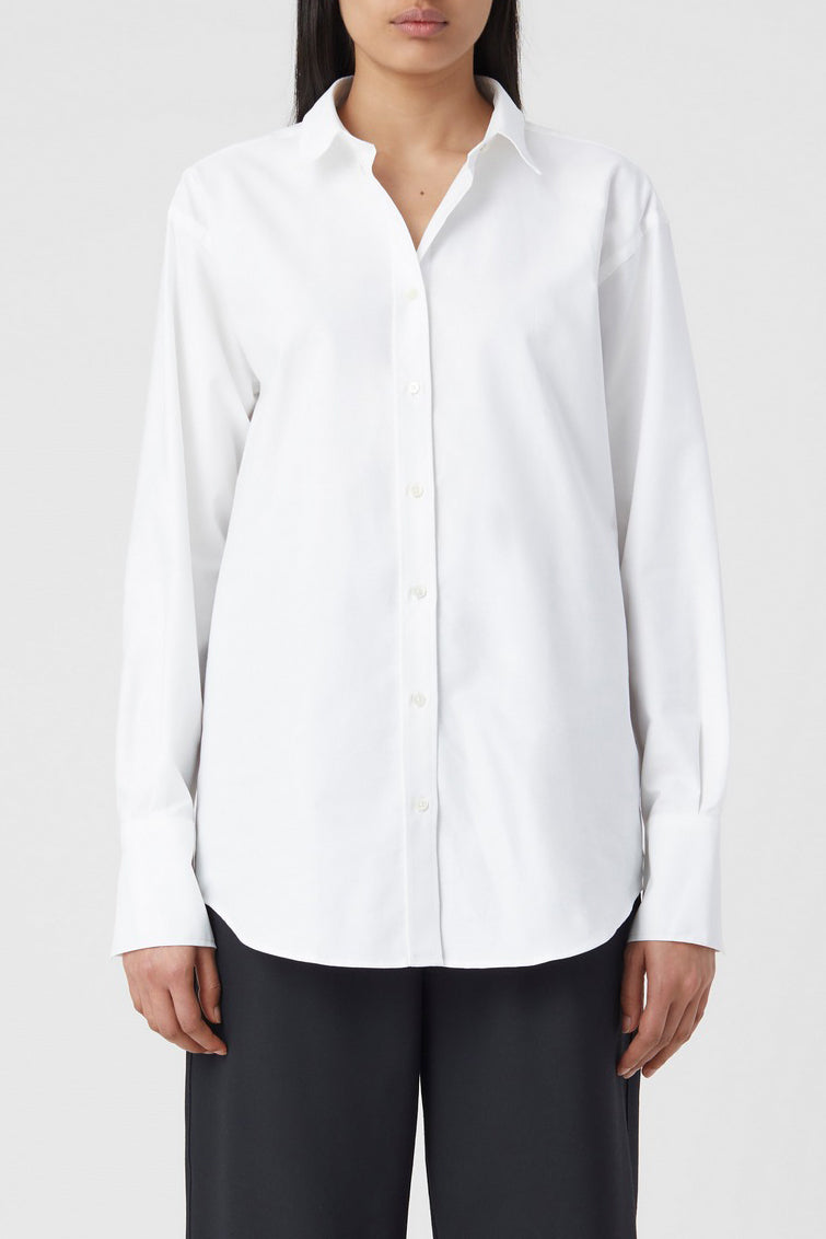 Chemise À Boutons - White - Femme