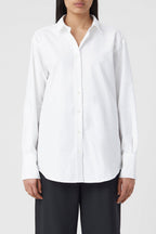 Chemise À Boutons - White - Femme