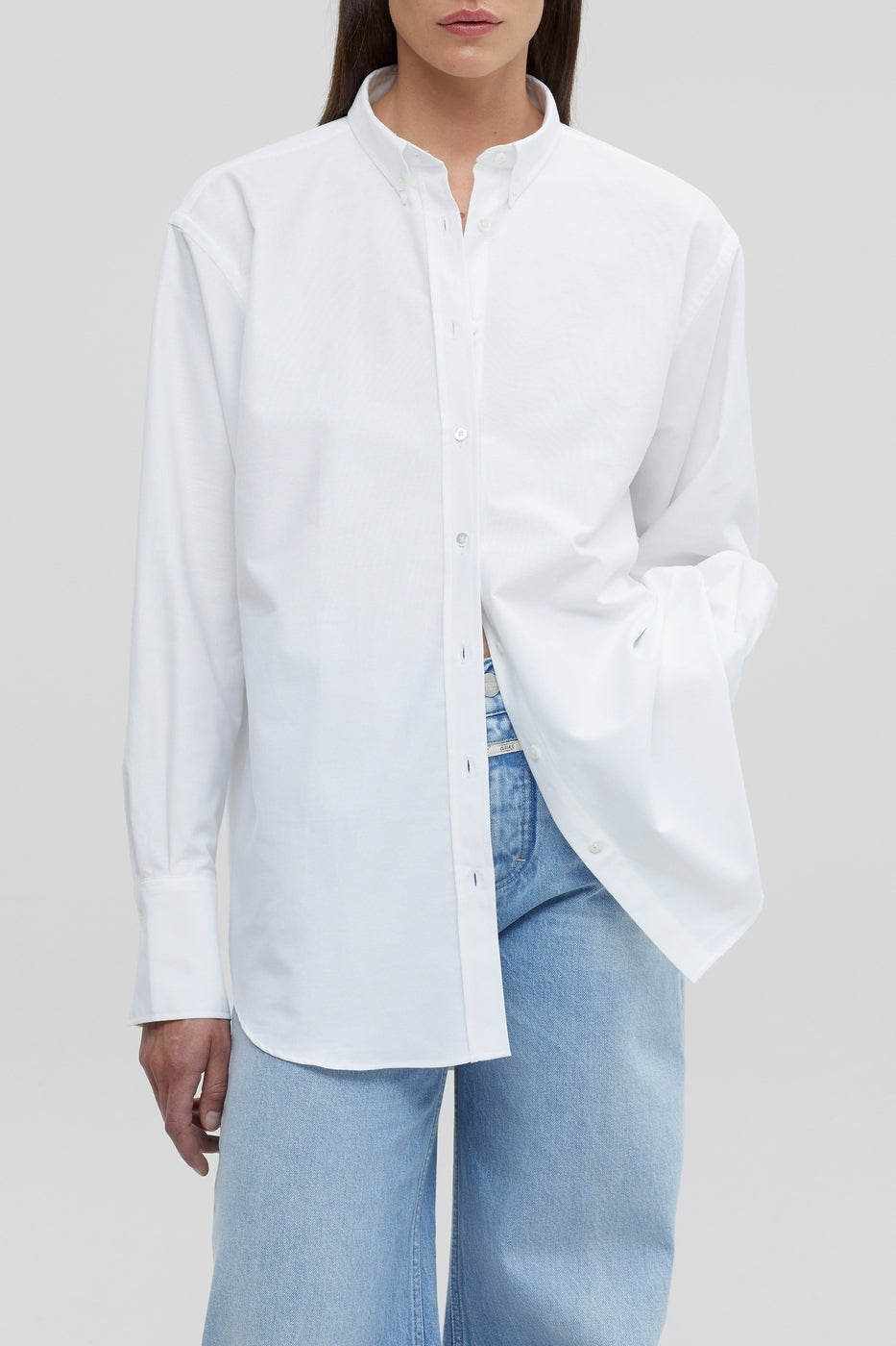 Chemise À Boutons - White - Femme