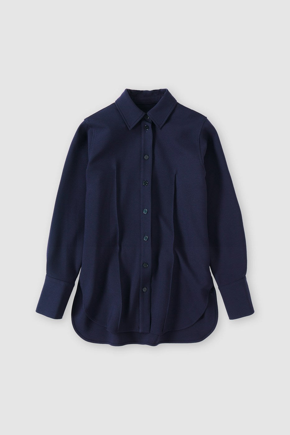 Chemise Basique À Plis - Dark Night - Femme