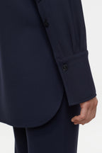 Chemise Basique À Plis - Dark Night - Femme