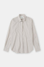 Chemise À Épaules Tombases - Plaster Beige - Femme